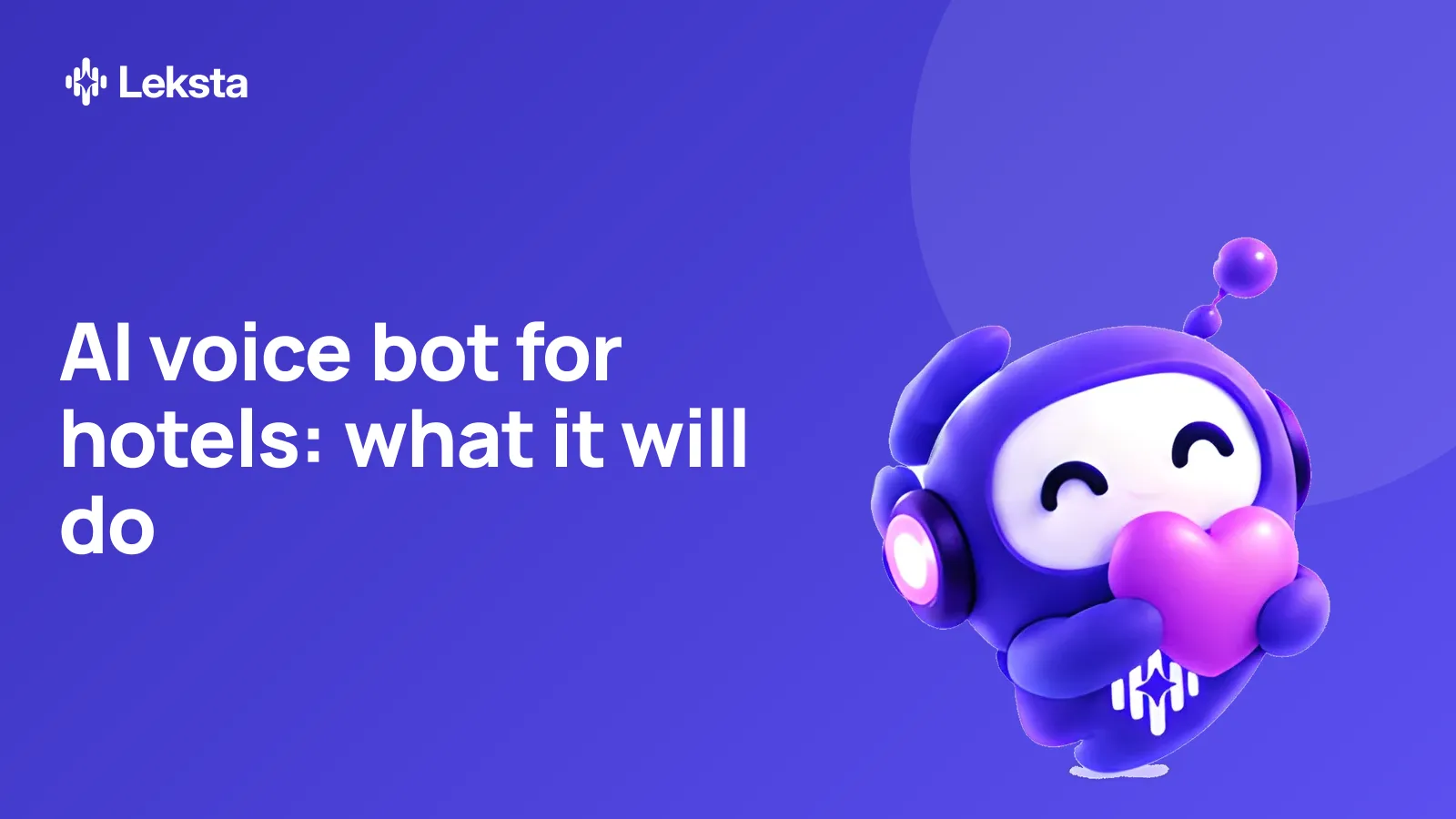 AI voice bot for hotels: what it does for your hotel